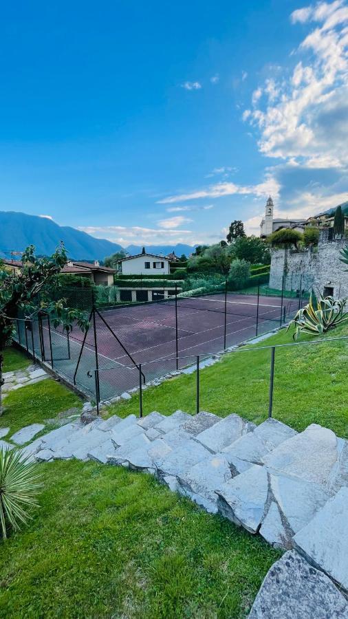 Lake View, Swimming Pool, Tennis Court And Private Parking Mezzegra Exterior photo
